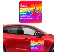 RoPox Custom Car Magnet Stickers,Customizable Car Magnet Sticker Text/Logo/Image,Prevent Car Scratches Dents, Personalised car Magnetic Signs,for Cars, Businesses, Advertising, Personal Use, Gifts