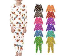 RoPox Custom Short Pajamas Set With Photo, Personalized children's pajamas, kids pyjamas sets unisex