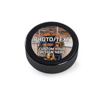 RoPox Hockey Puck Personalized, Customizable with Photos, Text, Logos, and Names, Solid Rubber, Durable & Wear, Hockey Gifts for Fans Mens Boys Boyfriend Husband Dad -Thanks Coach Gift
