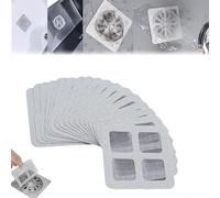 ROPTINK Einweg Filterflicken, Disposable Filter Patches for Drain, 2024 Upgrade Disposable Filter Patches for Shower, Disposable Hair Drain Stickers (100pcs)