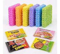 ROPTO Spicy Ramen Noodles Erasers Mini Eraser for Kids Bulk Mini Ramen Eraser Noodles Erasers for Classroom Rewards