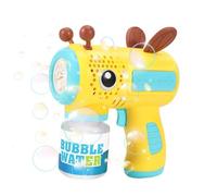 Roqalmia Bubble Machine - Cartoon Bee Design Summer Toys | Automatic Bubble Maker Machine,for Summer Party Birthday Wedding Backyard Bath Time Halloween Christmas