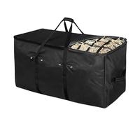 Roqalmia Hay Storage Container | 44x18x22 Inches Improve Digestion Slow Feeder | Wear-Resistant Hay Bale Bag | for Cattle Goats Sheep Alpacas Livestock Outdoor Stall Barn Trailer