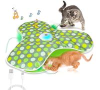 Roqalmia Interactive Toys for Cats,Quiet Moving Concealed Teasers Game | Cat Enrichment Toys,for Home Bedroom Kitchen Entryway Apartment Corner Play Area Relaxation Zone