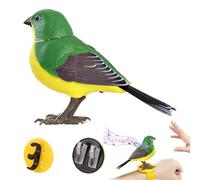 Roqalmia Toy Bird - Toddler Bird Toy - Realistic Cute Animal Figurine for Talking Interaction Desktop Party Favors Kindergarten Pet Enrichment
