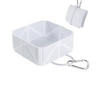 Roqalmia Travel Dog Bowls - Foldable Pet Food Container,500ml Dog Waterer Feeder for Puppy Kitten Car RV Traveling Walking Hiking Beach Boat Outdoor Activities