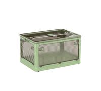 Roqao Storage Boxes with Lids, 50L Really Useful Box, Stackable Storage Drawers on Wheels, Foldable Plastic Storage Box for Bedroom Living Room Study Office