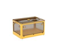 Roqao Storage Boxes with Lids, Really Useful Box 50l, Stackable Storage Boxes, Foldable Plastic Box with Lid