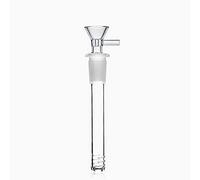 RORA Glass Bong Downstem Diffuser with 14mm Male Glass DownStem Adapter 4.3inch Diffuser Down Stem for Water Bong (M-270)