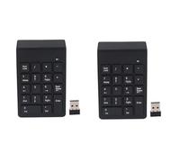 Rordigo 18 Keys Wireless USB Number Pad Keyboard with 2.4G Mini USB Numeric Receiver for Laptop Desktop PC Notebook Replacement Accessories