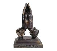 Rordigo 1PC Hands Praying Ornaments Statue Home Garden Study Ornaments Craft Ornaments As Pictured, Made of Resin