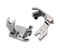 Rordigo 2pcs T9 Universal Presser Foot Adjustable Hemming Foot Silver Hemming Multifunction Sewing Machine Presser Foot