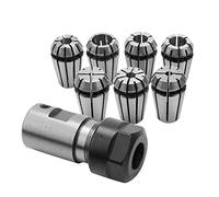 Rordigo 7Pcs ER11 1-7mm Spring Collets with ER11A 5mm Motor Shaft Holder Extension Rod