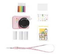Rordigo Instant Camera for Kids, 3 Screen, WiFi HD Digital Camera with 48MP Dual Lens, Thermal Photo Paper (Pink), Easy Installation