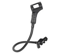 Rordigo Mic Flexible Gooseneck Clamp Microphone Stand 360 Degree Flexible Gooseneck Microphone Stand Adjustable Desk Mic Arm Stand with Clip