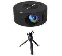 Rordigo Mini Projector LED Home Media Player Audio Portable Projectors with Projector Stand USB Projection Same Screen Mirror Easy Install Easy to Use -B