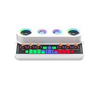 Rordigo S20 Professional Audio Sound Card with Customize Sound Module Music Card External Audio Interface for Live Sound Card Easy to Use,A