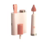 Rordigo USB Electric Silicone Bottle Brush Cup Washing Brush Set for Baby Nipple Food Grade 360 Degree Rotation Cleaner