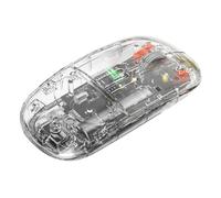 Rordigo Wireless Mouse Bluetooth Mouse 3-Mode Transparent Mouse 2.4G+BT for Laptop/Tablet