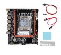 Rordigo X99H Desktop Motherboard+Thermal Pad LGA2011-V3 B85 Chip DDR3X4 ECC Slot M.2 NVME PCI-E 3.0 X16 SATA3.0 Black X99H Desktop Motherboard PCB 1Set