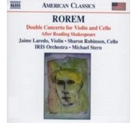 ROREM/LAREDO/INDIANAPOLIS SO/STERN: DOUBLE CONCERTO FOR VIOLIN CELLO & ORCH - CD