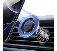 Rorhxia [Military-Grade] Magnetic Phone Holder for Car [Upgraded Strongest Magnet Power] Car Magnet Phone Mount, Air Vent Hands-Free Mag-Safe Cell Phone Holder Fit for iPhone 16 15 14 13 Pro Plus Max