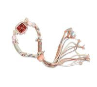 RORIOS Boho Watch for Women - Bohemian Handmade Weave Bracelet Wristwatch Vintage Beaded Tassel Casual Beach/Travel/Festival Fashion Accessory Red