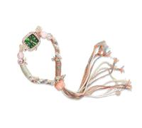 RORIOS Boho Watch for Women - Bohemian Handmade Weave Bracelet Wristwatch Vintage Beaded Tassel Casual Beach/Travel/Festival Fashion Accessory Green