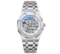 RORIOS Business Dress Men’s Watch Automatic Mechanical Watch Luminous Watch with Stainless Steel Strap Self-Winding Wrist Watch