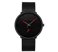 RORIOS Business Men Minimalist Watch Sport Watch Quartz Analog Watches Stainless Steel Mesh Strap Waterproof Ultra Thin Wrist Watches