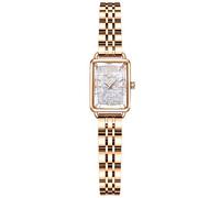 RORIOS Casual Women Watches Analogue Quartz Watch Fashion Watch for Girls Square Dial Stainless Steel Strap Ladies Wristwatches