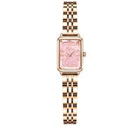 RORIOS Casual Women Watches Analogue Quartz Watch Fashion Watch for Girls Square Dial Stainless Steel Strap Ladies Wristwatches