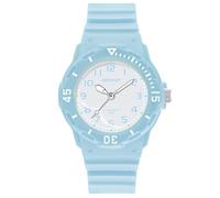 RORIOS Couple's Quartz Watches Men Women Wristwatch Luminous Analog Wrist Watch Minimalist Casual Watch Cute Resin Watch 50m Waterproof Watch for Girl Blue A