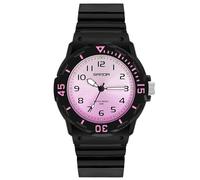 RORIOS Couple's Quartz Watches Men Women Wristwatch Luminous Analog Wrist Watch Minimalist Casual Watch Cute Resin Watch 50m Waterproof Watch for Girl Red A