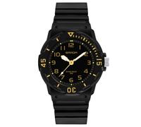 RORIOS Couple's Quartz Watches Men Women Wristwatch Luminous Analog Wrist Watch Minimalist Casual Watch Cute Resin Watch 50m Waterproof Watch for Girl Black Gold A