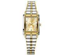 RORIOS Couple's Stainless Steel Wristwatch Men Women Wrist Watch Analog Quartz Watches Simple Business Wristwatch Elegant Rectangle Watch Silver A