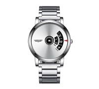RORIOS Fashion Men’s Watches Creative Analogue Quartz Watch Simple No Pointer Watch 3ATM Waterproof Wrist Watch Teen Adult Watches for Boy