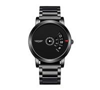 RORIOS Fashion Men’s Watches Creative Analogue Quartz Watch Simple No Pointer Watch 3ATM Waterproof Wrist Watch Teen Adult Watches for Boy