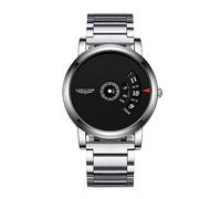 RORIOS Fashion Men’s Watches Creative Analogue Quartz Watch Simple No Pointer Watch 3ATM Waterproof Wrist Watch Teen Adult Watches for Boy