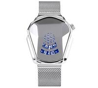 RORIOS Fashion Men's Watches Analog Quartz Watch Cool Creative Wristwatch with Stainless Steel Mesh Brecelet Sport Watch for Men