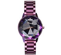 RORIOS Fashion Quartz Watches Stainless Steel Band Starry Sky Dial Wrist Watch for Girl/Women