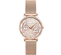 RORIOS Fashion Watches Women Analogue Quartz Watch with Stainless Steel Strap Waterproof Elegant Watches for Women Girls, Pink Gold, Bracelet