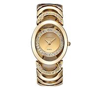 RORIOS Fashion Women Watch Shining Simulated Diamond Dial Stainless Steel Strap Ladies Dress Wristwatch