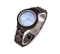 RORIOS Female Wooden Watches/Wood Watch for Men Luminous Wristwatch Natural Men's/Women Wooden Quartz Watch Lightweight Minimalist Wooden Watches for Men/Women