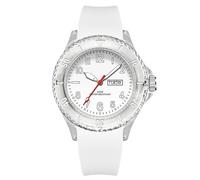 RORIOS Men Women Watches Silicone Quartz Wrist Watch Luminous Analog Wristwatch 5ATM Waterproof Casual Watch Couple Minimalist Watch White