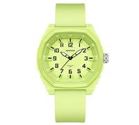 RORIOS Men's Minimalist Watches Quartz 50m Waterproof Wrist Watch Sport Luminous Wristwatch Casual Analog Watch Unisex Silicone Watch Green