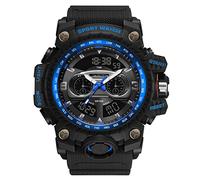 RORIOS Mens Sports Watch Multifunction Digital Watch with Alarm Luminous Wristwatches for Boy Men Analogue Military Watches