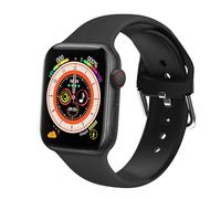 RORIOS Men's Women's Smart Watch Silicone Intelligent Wrist Watch Sports Fitness Smartwatch Bluetooth Calls Heart Rate Monitoring Watches Black
