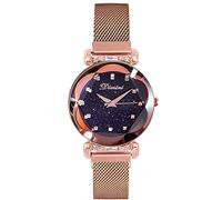 RORIOS Moda Analogico Al Quarzo Donna Cielo Stellato Orologi da Polso Mesh Band