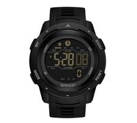 RORIOS Multifunctional Electronic Wristwatch Stylish Sport Watch Men Women Watch Digital Quartz Wrist Watch Unisex Waterproof Watch TPU Strap ABS Case Watch Black